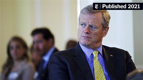 Gov Charlie Baker Of Massachusetts Says He Wont Run For Re Election