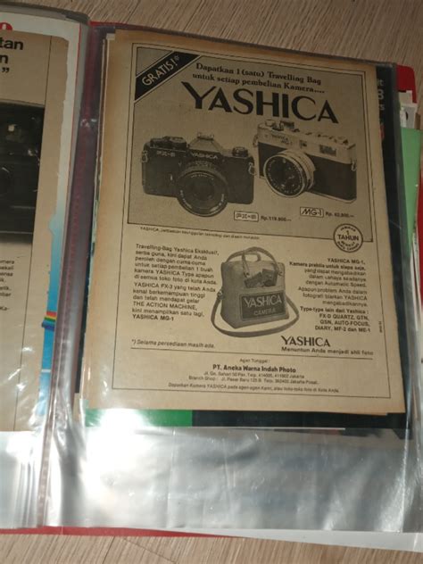 Iklan Cetak Jadul Kamera Yashica Antik Pajangan Di Carousell