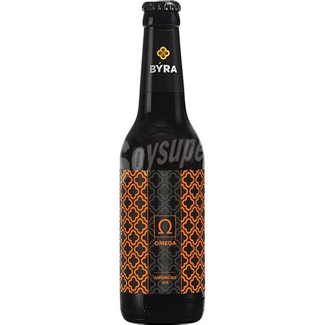 Býra Cerveza rubia artesana american IPA Býra Omega botella 33 cl