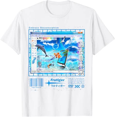 Frutiger Aero Fashion Collection T Shirt Clothing Shoes