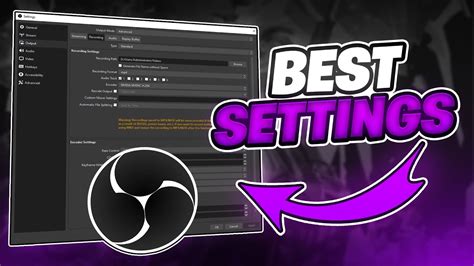 The Best Obs Settings For Streaming Recording Thetik Youtube