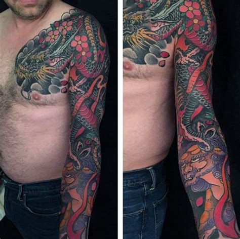 Japanese Sleeve Tattoos For Men Masculine Design Ideas