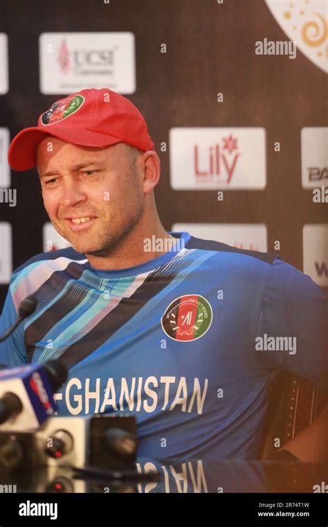 Afghanistan Cricket Team Head Coach Jonathan Trott Attends Pre Match