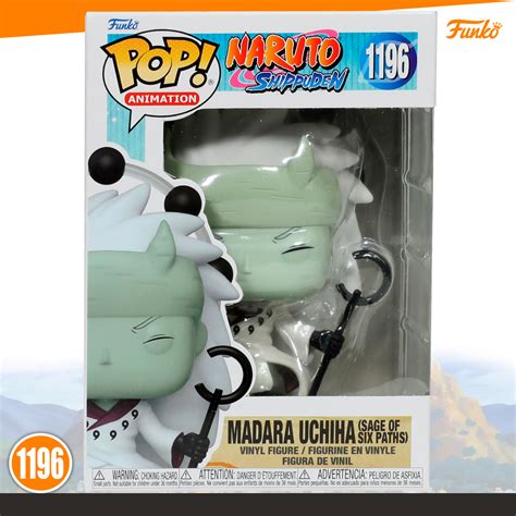 Funko Pop Madara Uchiha Six Path Naruto Shippuden Funko Pop