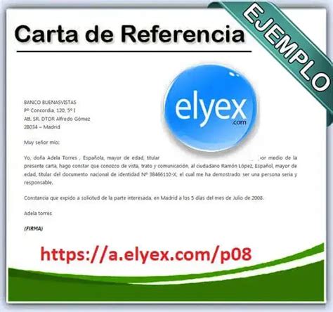 Carta De Referencia Personal En Word Ejemplos 2024 Ado7