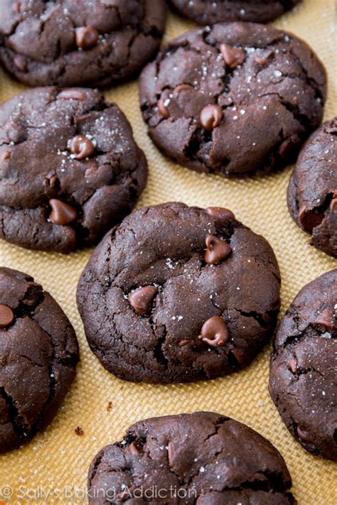 Salted Caramel Dark Chocolate Cookies