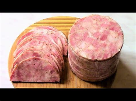 Ветчина ЛАЙТ из куриной грудки и постной свинины. Вкусный рецепт ...