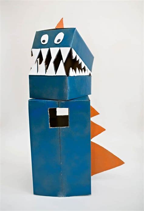 Diy Cardboard Dinosaur Costume