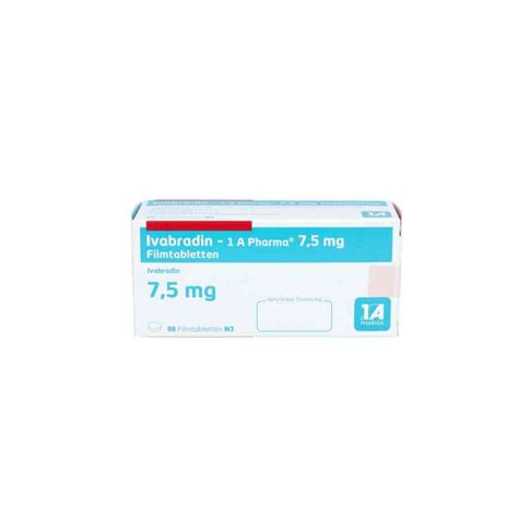 Ivabradin 1a Pharma 7 5 Mg Filmtabletten 98 Stk