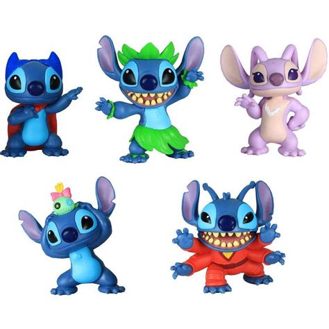 Disney Lilo And Stitch 3 Stitch With Girl Friend Angel Pvc Figure ...