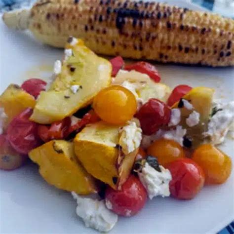 Roasted Herb Garlic Pattypan Squash Recipe In Squash Recipes