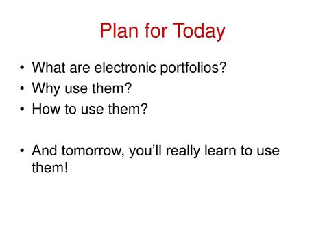 Ppt Using Electronic Portfolios Powerpoint Presentation Free