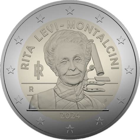 2 Euro Rita Levi Montalcini 2024 Stgl Italien Coincard