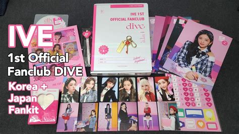 Unboxing IVE 1st Official Fanclub DIVE Membership Kit Korea