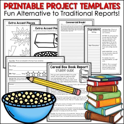 Cereal Box Book Reports A Fun Alternative Appletastic Learning