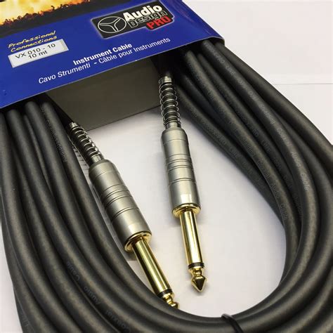 Cavo Audio Design 10 Mt Serie X Pro Jack 6 3 Maschio Jack 6 3