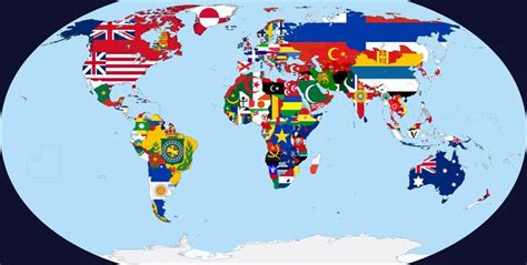 Each Country S First National Flag Flags Of The World World Map All