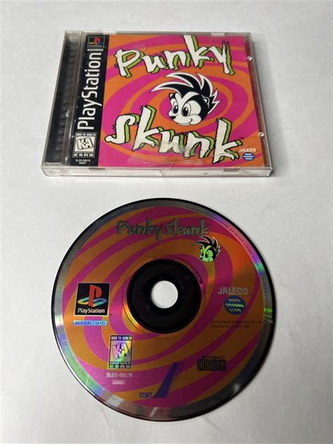 Punky Skunk Sony Playstation 1 1998 Complete In Box Free Shipping