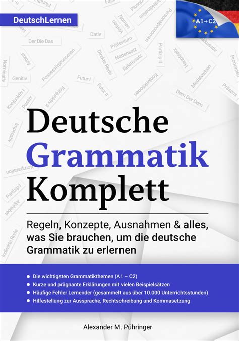 Deutsch Lernen Deutsche Grammatik Komplett Alle Themen Von A1 C2 A2