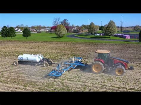 Versatile 335 Deere 8320R Applying Anhydrous Ammonia Near Greenfield