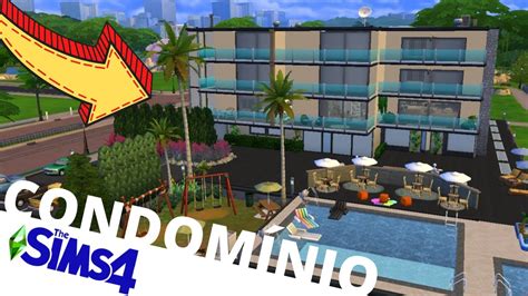 Construí Um Condomínio Apartamento│the Sims 4 Speed Build Youtube