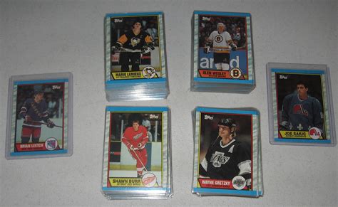 Lot Detail 1989 90 O Pee Chee Topps Hockey Complete Sets Lot Of 2