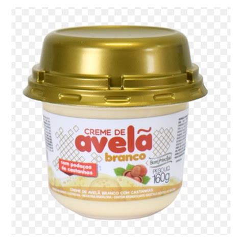 CREME AVELA BOM PRINCIPIO BRANCO C PEDAÇOS DE CASTANHAS 160G