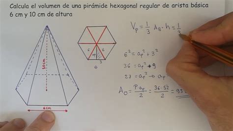 Calcular Volumen De Piramide Hexagonal Printable Templates Free