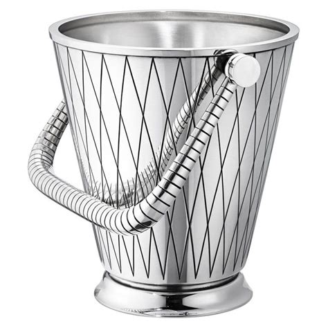 Georg Jensen 819d Handcrafted Sterling Silver Ice Bucket By Sigvard