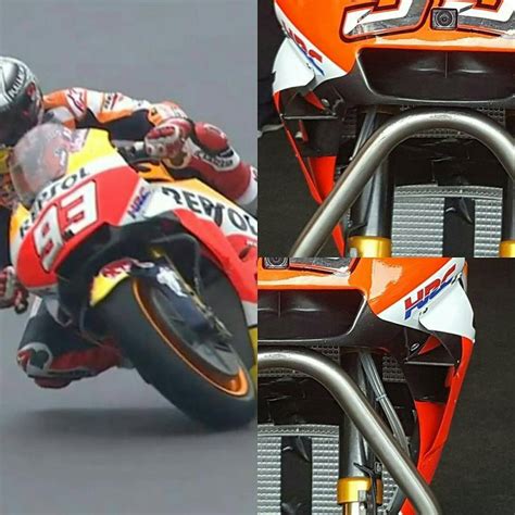 Test Winglet Aerodynamic Wing MotoGP Ceko 2017 Honda Kalem Ducati