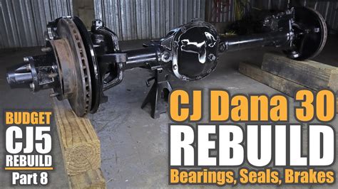 Jeep Cj Dana Rebuild Pt Wheel Bearings U Joints Seals Brakes