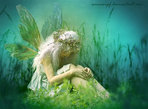 Fairy In The Grass By Annewipf On Deviantart