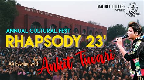 DRONE SHOTS Of Maitreyi College Annual Fest Rhapsody 2023 Delhi