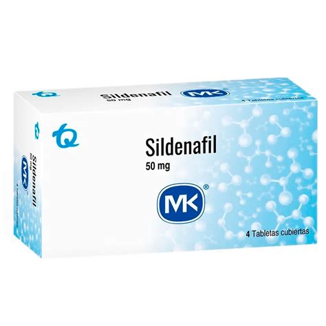 Sildenafil Mk 50mg X4 Tabletas