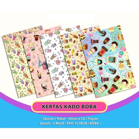 Jual Kertas Kado Squeezy Bungkus Kado Kertas Kado Aesthetic Lucu Murah