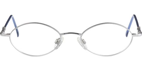 Bristol | Silver Eyeglass Frames - Glasses in a Day