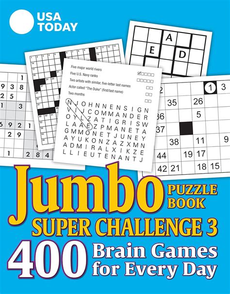 Usa Today Jumbo Puzzle Book Super Challenge 3 Usa Today Puzzles