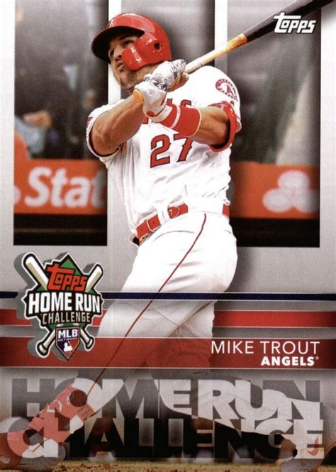 Topps Home Run Challenge Hrc Mike Trout Trading Card Database