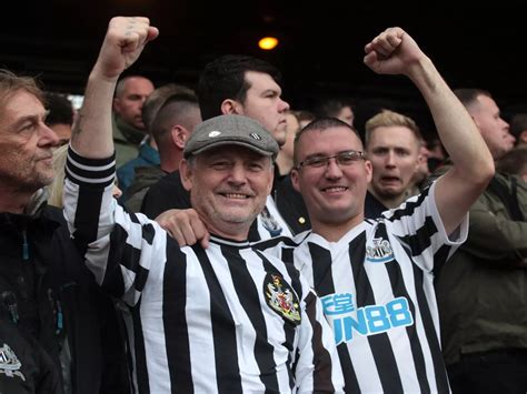 Newcastle Fans At Crystal Palace Picture Special Toon Army In Full