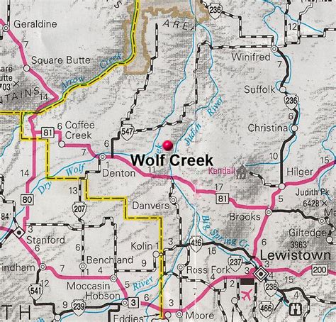 Wolf Creek Trail Map