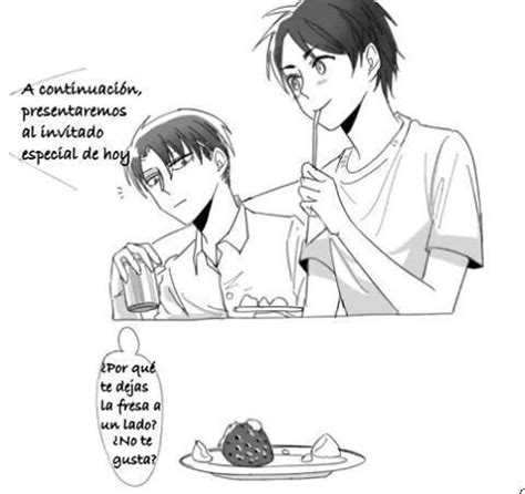 Mini Doujinshi Riren Fresas Para Eren Shingeki No Yaoi Riren