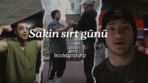 Sakin bir sırt günü BroDuo gym vlog YouTube