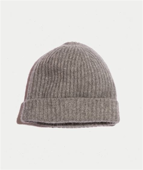 Heather Grey Cashmere Beanie Marine Layer