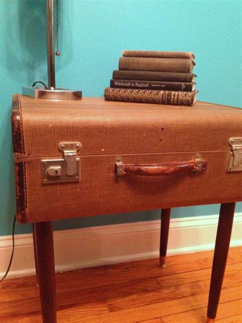 Reserved For Shar Repurposed Vintage Suitcase Side Table Etsy