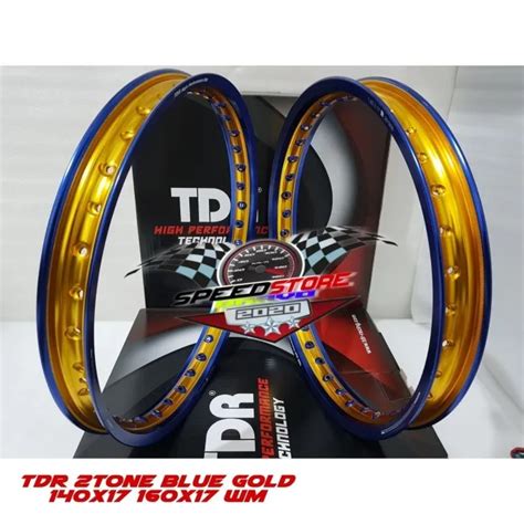 Velg Tdr Set W Shape X X Blue Gold Velg Tdr Two Tone Set