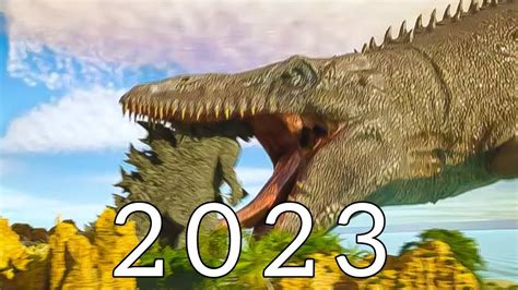 Evolution Of Godzilla Vs Mosasaurus Youtube