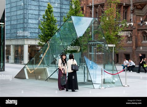 The Glass Entrance To The Underground Restaurant Australasia