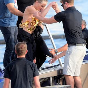 Sharon Stone Flashes Her Nude Boobs In Antibes Photos Leaked