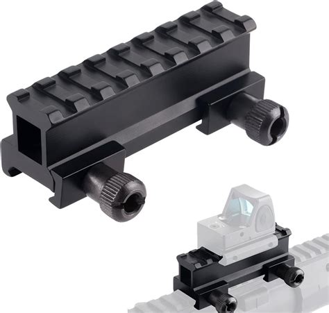 FOCUHUNTER Riser Base Mount Support Adaptateur Rail De Fusil D0015 En