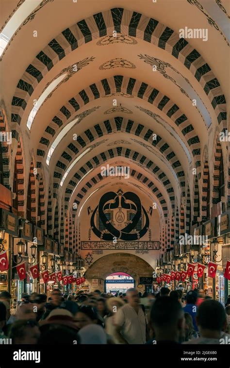 Spice Market In Istanbul Turkey Stock Photo Alamy